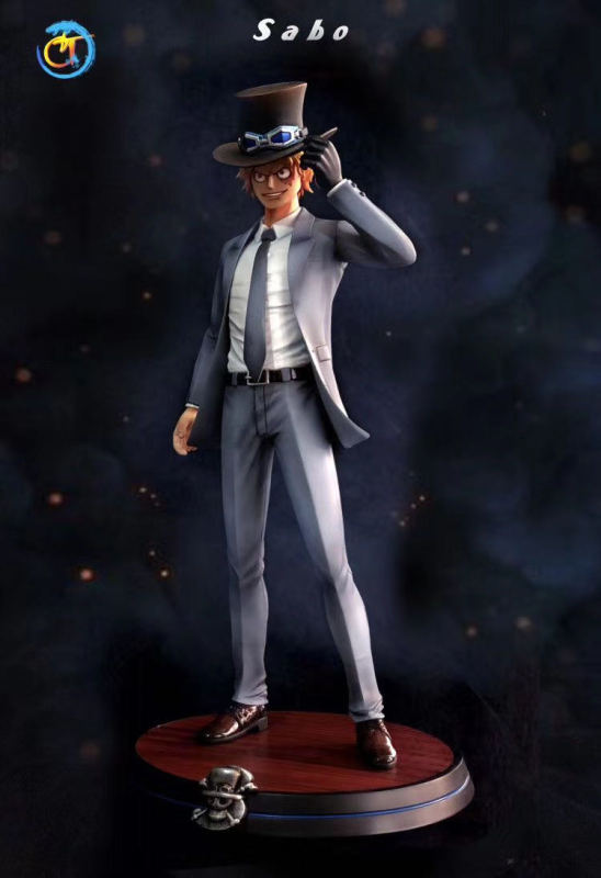 【Pre order】CT-STUDIO One Piece Business Suit Fashion Brother Three Luffy Ace Sabo Resin Statue Deposit