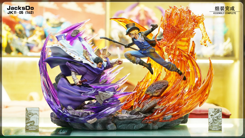 【In Stock】JacksDo One Piece Issho VS Sabo Resin Statue