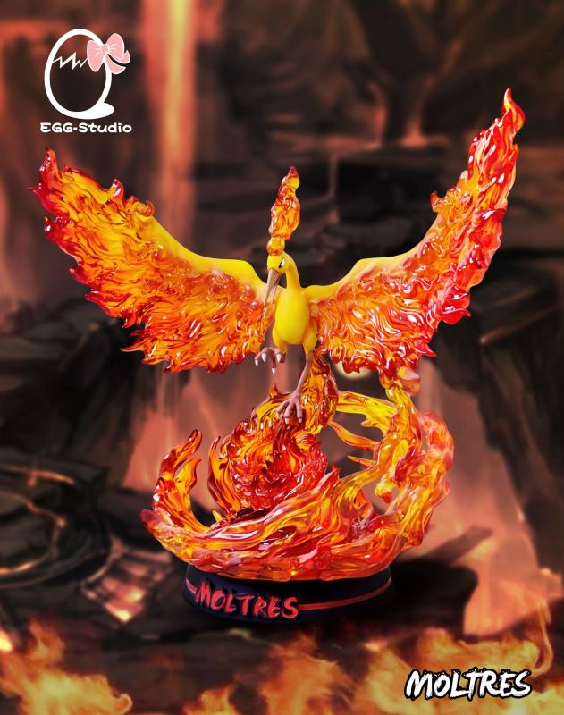 【In Stock】EGG-Studio Pokemon Moltres ファイヤー Resin Statue