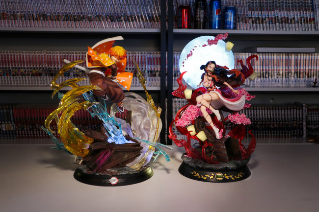 【In Stock】DB Home&Magic Cube Studio Demon Slayer: Kimetsu no Yaiba Agatsuma Zenitsu Resin Statue