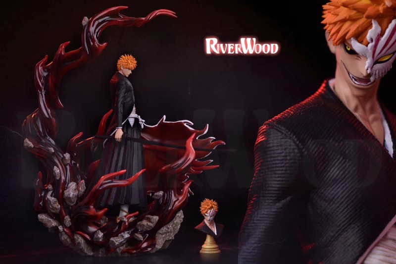 【Pre order】RiverWood Studio BLEACH Kurosaki Ichigo 卍 Resin Statue Deposit