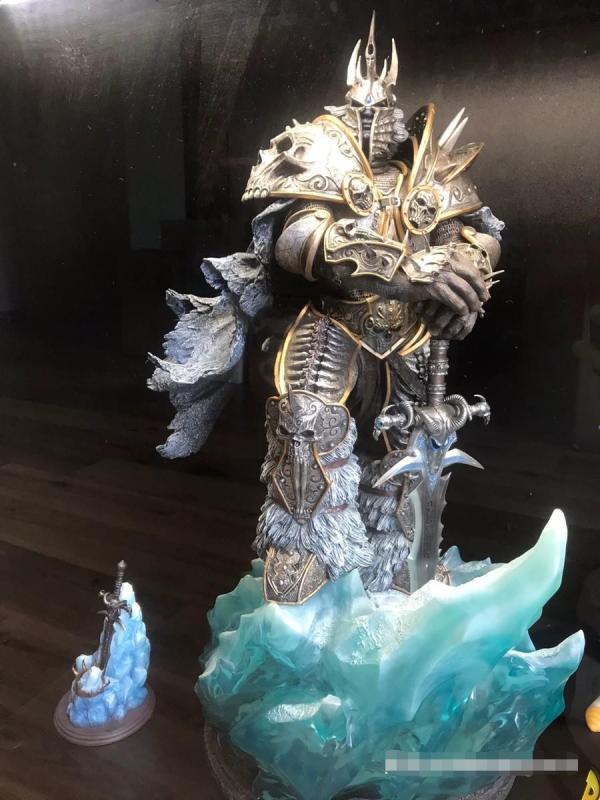 【In Stock】AL Model WOW Lich King Arthas 1/4 Scale Resin Statue