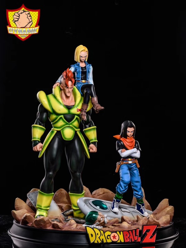 【Pre order】Dynamic Studio Dragon Ball Z Android 16 17 18 Resin Statue Deposit