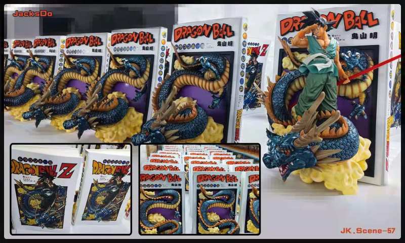 【In Stock】JacksDo Dragon Ball Z Manga Cover SMSP GOKU Resin Statue