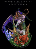 【Pre order】Windseeker Studio Demon Hunter Illidan Stormrage 1/4 Resin Statue Deposit