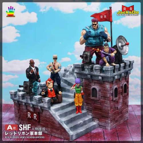 【Pre order】JacksDo Dragon Ball Z Red Ribbon Army Headquarters Resin Statue Deposit