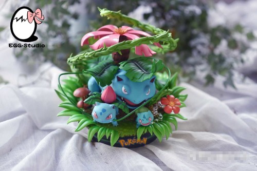 【In Stock】EGG-Studio Pokemon Venusaur Family Resin Statue