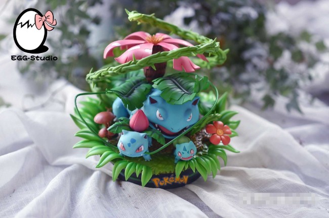 【In Stock】EGG-Studio Pokemon Venusaur Family Resin Statue