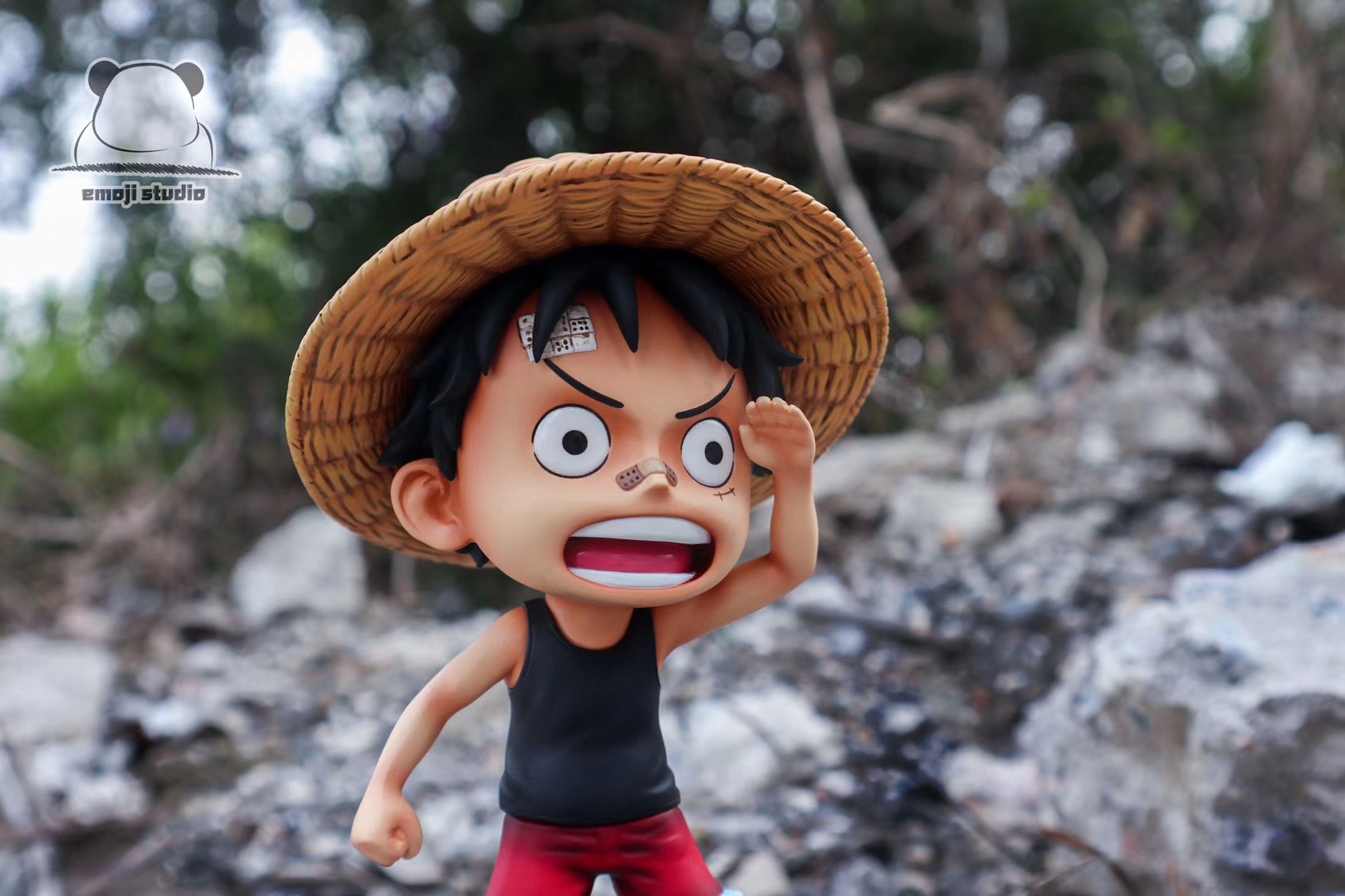 Pre order】Emoji studio One-PieceOne-Piece Monkey D Luffy looking