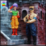 【In Stock】JacksDo Dragon Ball Z Red Ribbon Army Member Vol.3 General Blue & Colonel Violet Resin Statue