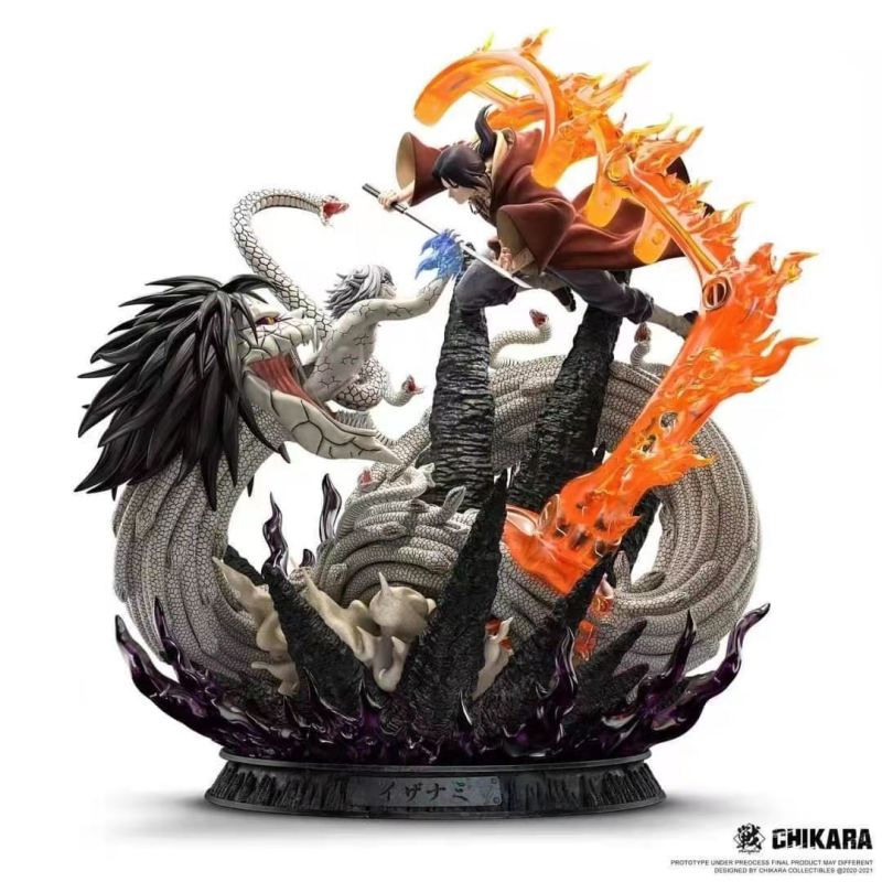 【In Stock】CHIKARA STUDIO Naruto IZANAMI: Kabuto(Sage) vs Itachi Uchiha(Edo tensei) Resin Statue