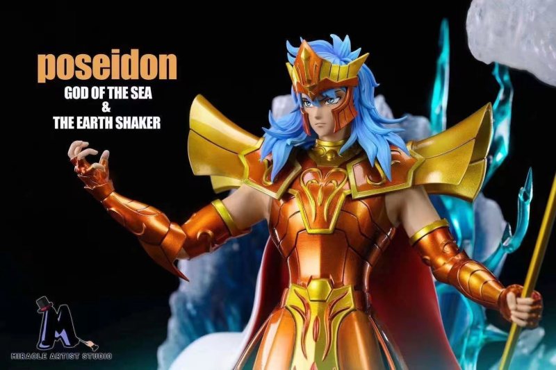 【Pre order】MlRACLE ARTIST STUDIO Saint Seiya Posetdon Resin Statue Deposit
