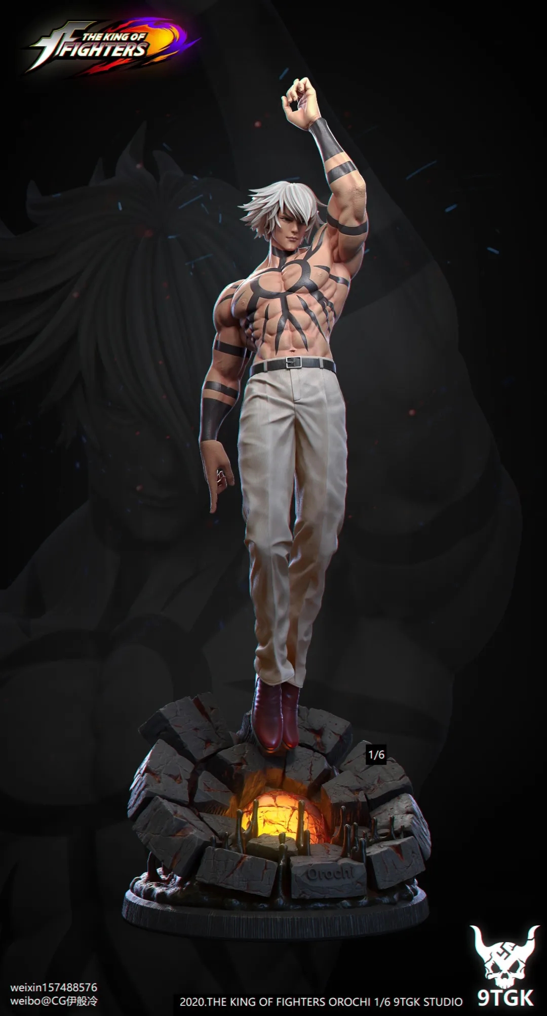 ザキングオブファイターズ 9TGK オロチ スタチュー フィギュア In Stock】9TGK Studio KING OF FIGHTERS Orochi Statue オロチ
