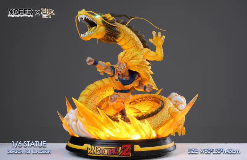 【Pre order】Xcreed Mrc Studio Dragon Ball Super Goku Saiyan Dragon Fist Explosion 1:6 Scale Resin Statue Deposit