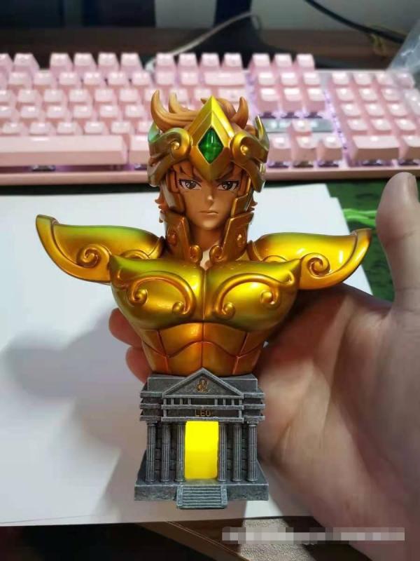 【In Stock】XZ Studio Saint Seiya the Zodiac No.01 Leo Aioria 1/5 Scale Bust Resin Statue