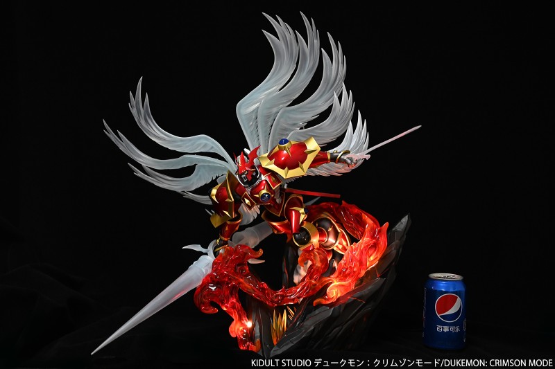【Pre order】KIDULT STUDIO Digital Monster Dukemon デュークモン Crimson Mode Resin Statue Deposit