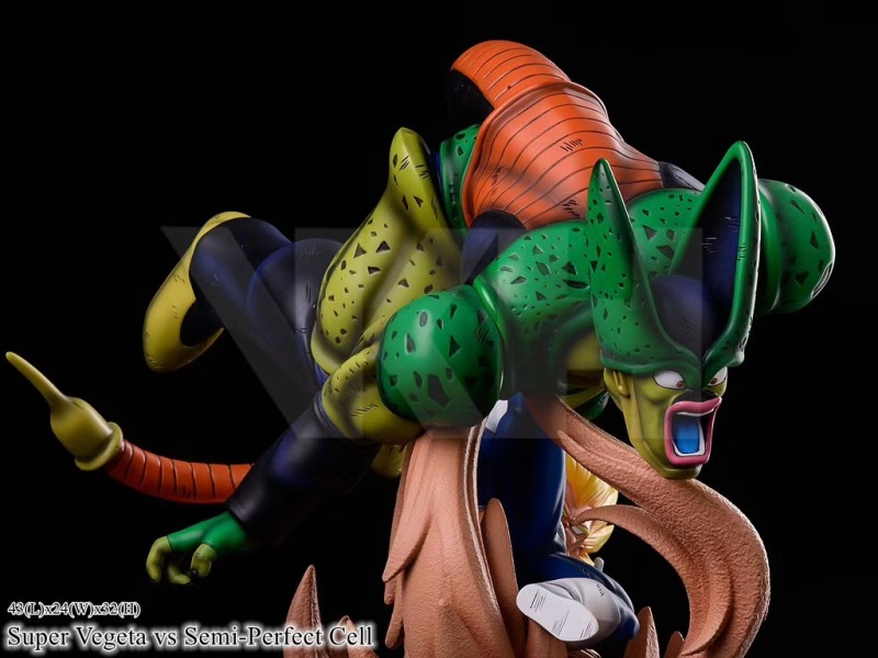 【Pre order】VKH Studio Dragon Ball Z Super Vegeta VS Semi Perfect Cell 1/6 Resin Statue Deposit
