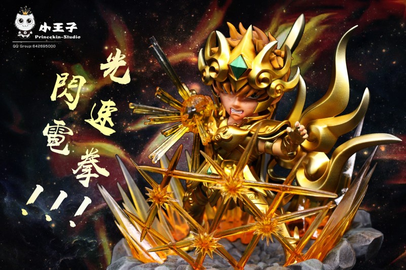 【In Stock】Princekin Studio Saint Seiya THE LOST CANVAS Leo Aiolia SD Resin Statue