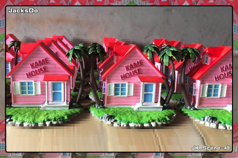 【In Stock】JacksDo Dragon Ball Z KAME HOUSE Scene Resin Statue