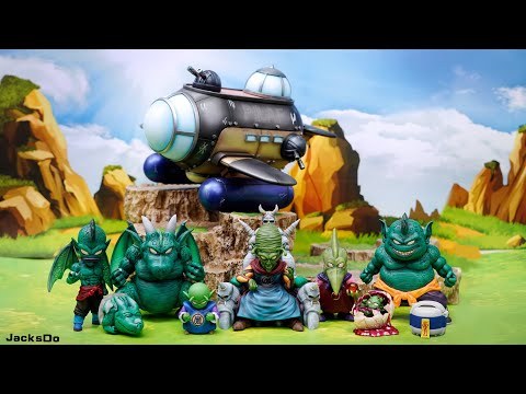 【In Stock】JacksDo Dragon Ball Z King Piccolo Family & Spaceship WCF Resin Statue