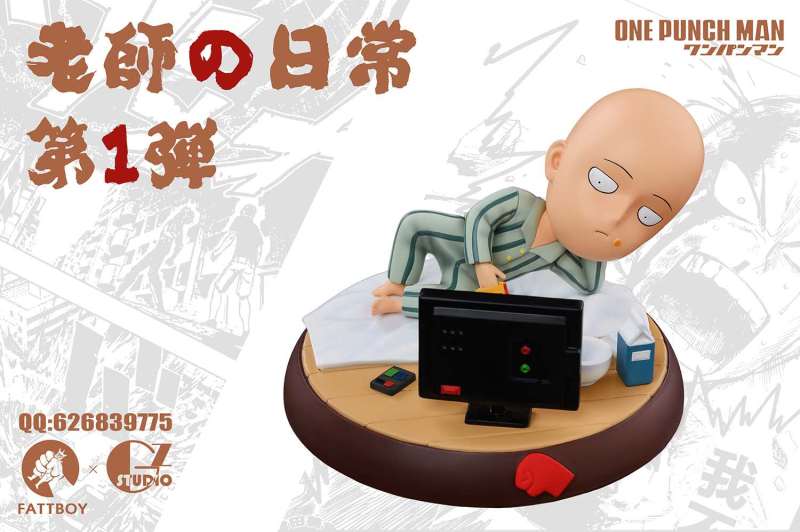 【Pre order】Fat Boy Studio One PunchMan Saitama Daily Resin Statue Deposit