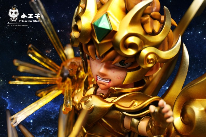 【In Stock】Princekin Studio Saint Seiya THE LOST CANVAS Leo Aiolia SD Resin Statue