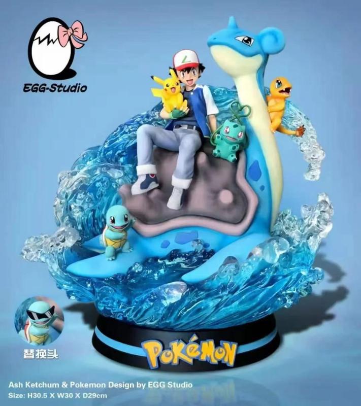 【Pre order】EGG Studio Pokemon Ash Ketchum with Pokemon Resin Statue Deposit