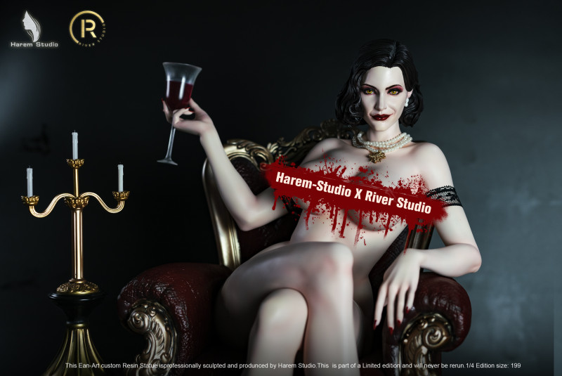 【Pre order】Harem-Studio Resident Evil Village Alcina Dimitrescu 1:4 Scale Resin Statue Deposit