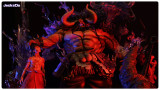 【Pre order】JacksDo One Piece POPMAX Kaido Onigashima Scene Base Resin Statue Deposit