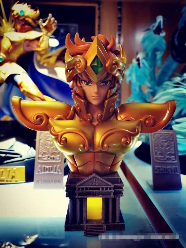 【In Stock】XZ Studio Saint Seiya the Zodiac No.01 Leo Aioria 1/5 Scale Bust Resin Statue