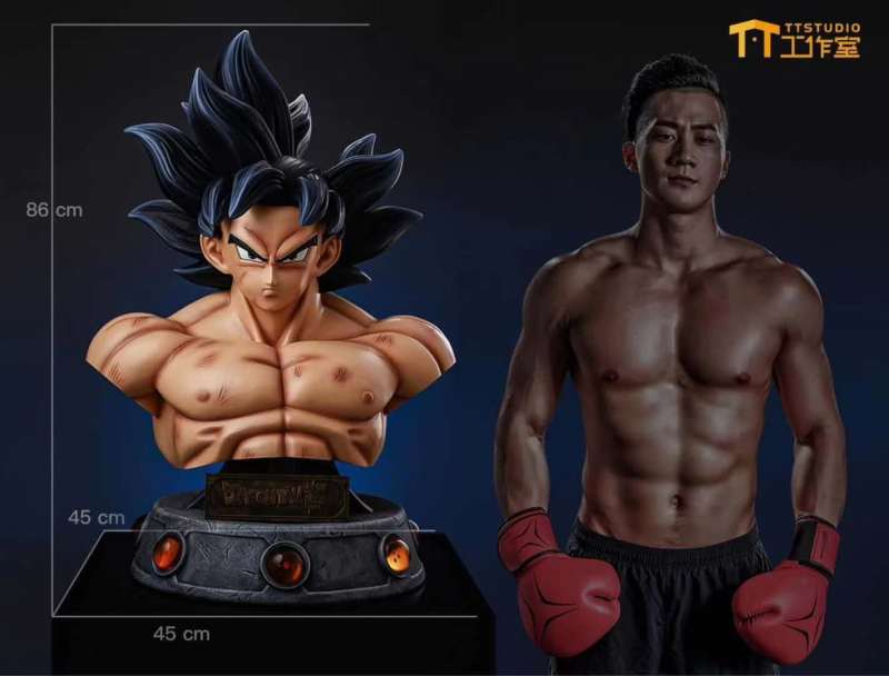 【Pre order】TT Studio Dragon Ball Super Goku Migatte no Gokui 1:1 Bust Resin Statue Deposit