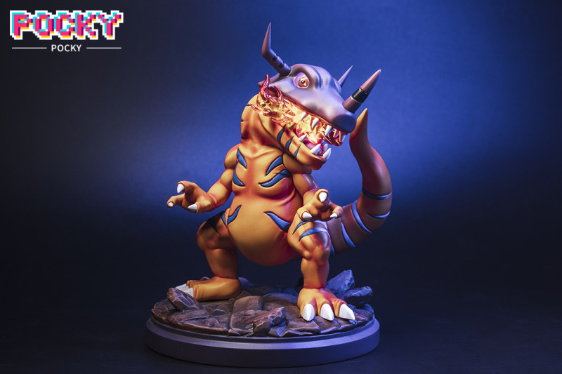 【Pre order】POCKY STUDIOS Digital Monster Greymon Resin Statue Deposit