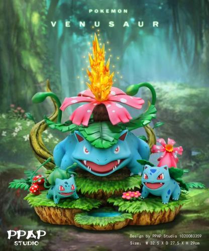【Pre order】PPAP Studio Pokemon Venusaur Family Resin Statue Deposit