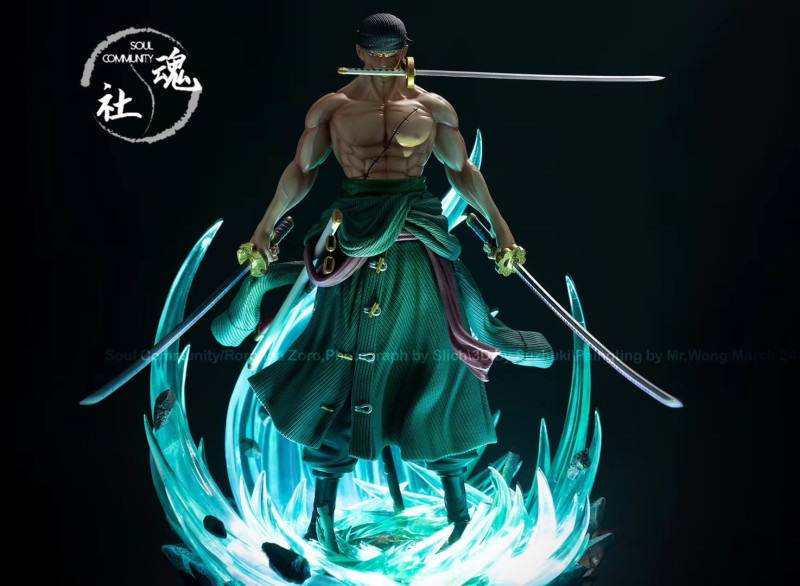 【In Stock】Soul Community One Piece After two years Roronoa Zoro 1/6 1/4 Scale Resin Statue