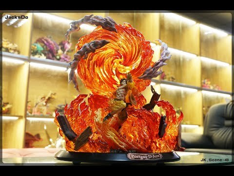 【In Stock】JacksDo One Piece POPMAX ACE Dai Enkai: Entei Scene Base Resin Statue