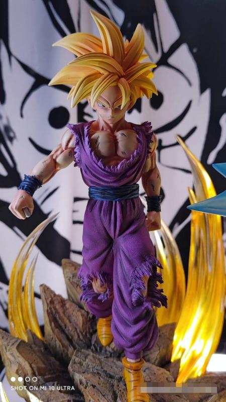 【In Stock】Light Weapon Studio Dragon Ball Super Gohan Childhood Super Saiyan 1:6 Scale Resin Statue