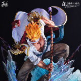 【In Stock】JacksDo One Piece The Young Whitebeard Edward Newgate Resin Statue