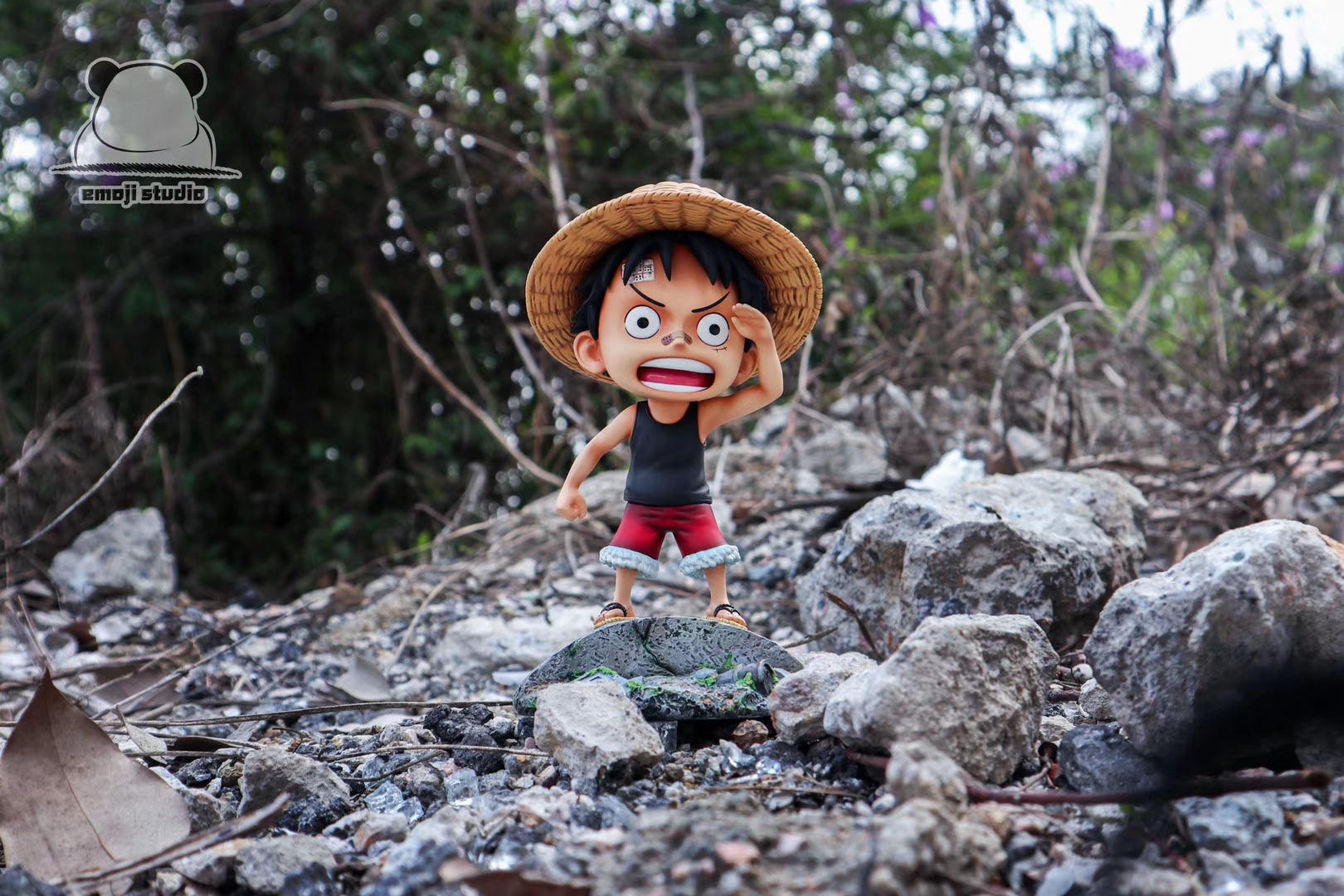 Pre order】Emoji studio One-PieceOne-Piece Monkey D Luffy looking