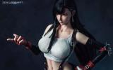 【In Stock】Pink Pink Studio Final Fantasy VII FF7 Fighting goddess TIFA Resin Statue
