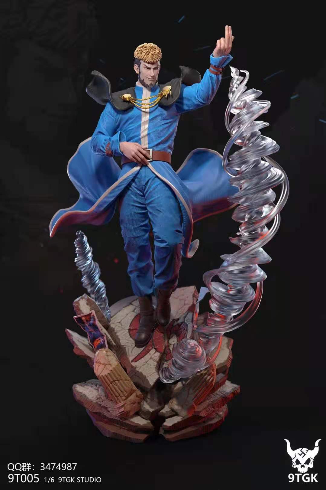 In Stock】9TGK Studio KING OF FIGHTERS Leopold Goenitz Statue