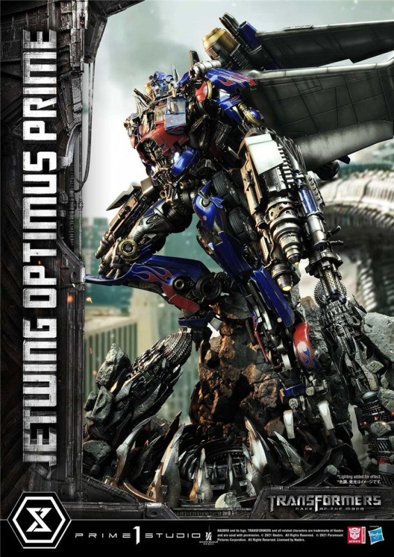 【In Stock】Prime 1 Studio Transformers Dark of the Moon JETWING Optimus Prime MMTFM-33 Resin Statue (Copyright)