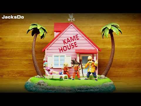 【In Stock】JacksDo Dragon Ball Z KAME HOUSE Scene Resin Statue