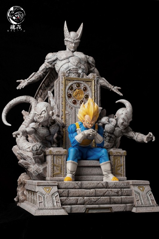 【In Stock】HunDian studio Dragon Ball Z Throne Vegeta 1/4 Resin Statue