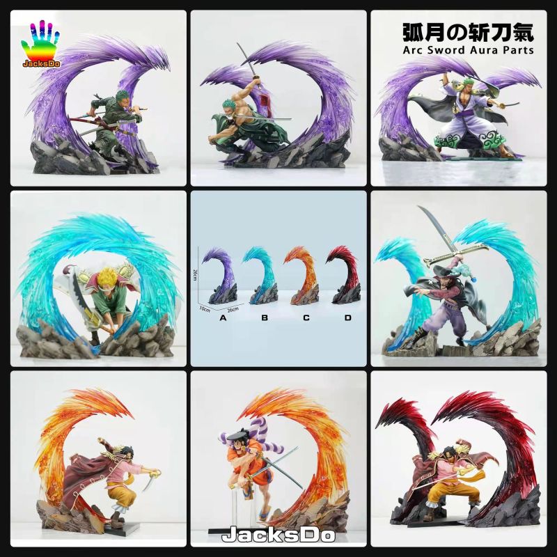【In Stock】JacksDo Studio One Piece POPMAX Parts Vol.1 Zoro Arc Sword Aura Parts Resin Statue