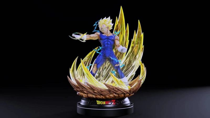 【In Stock】KD Collectibles Dragon Ball Z Majin Vegeta VS Fat Buu 1/4 Scale Resin Statue