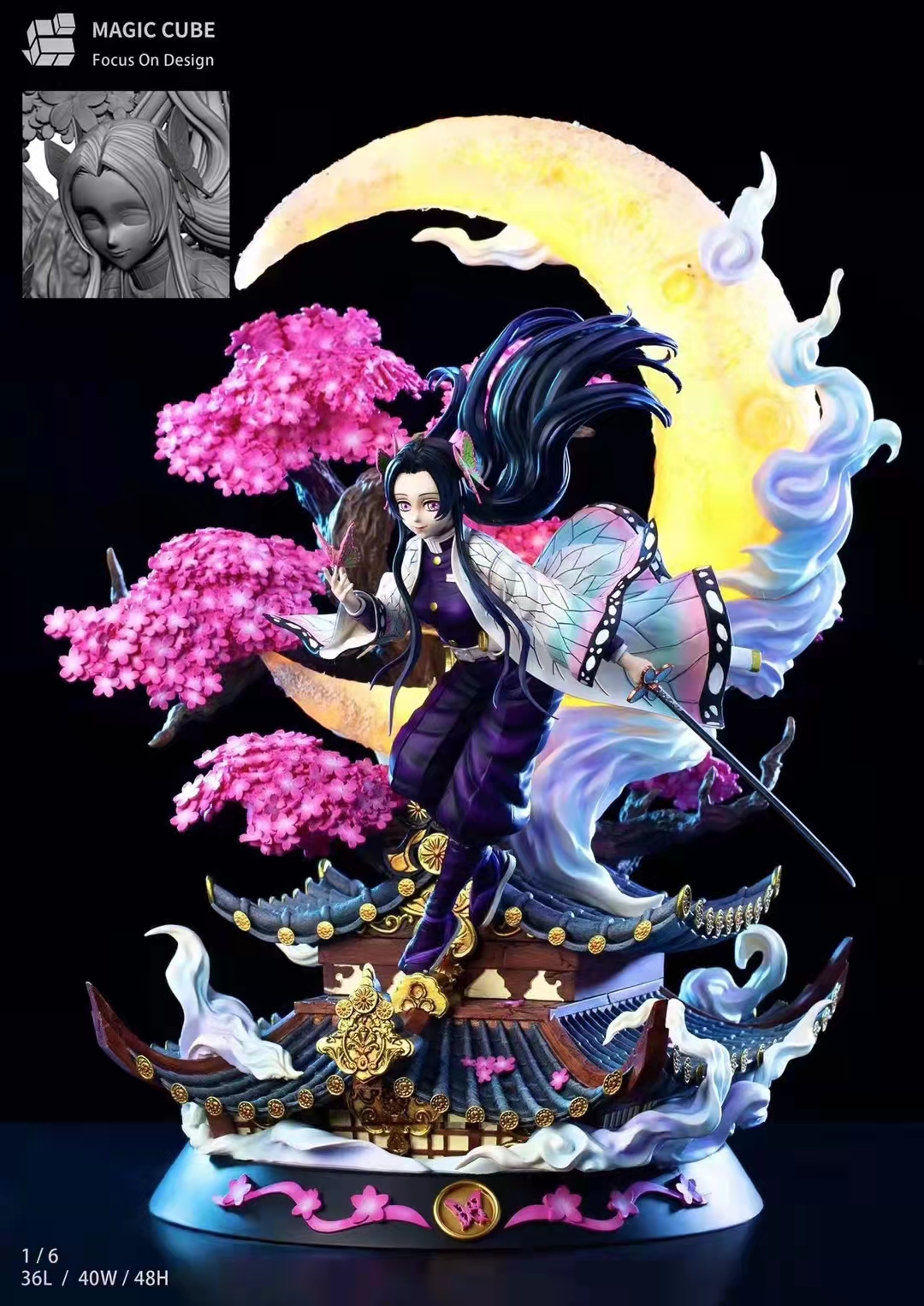 【週末限定セール】MAGIC CUBE Focus On GK 甘露寺蜜璃 Magic Cube Studio Demon Slayer Kanroji Mitsuri Resin 1/6