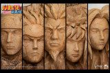 【Pre order】Infinity Studio Hokage Rock 3D Art Frame Resin Statue Doposit（Copyright）