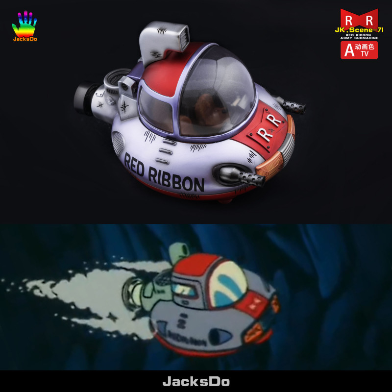 【In Stock】JacksDo Dragon Ball Z Red Ribbon Army Submarine Resin Statue