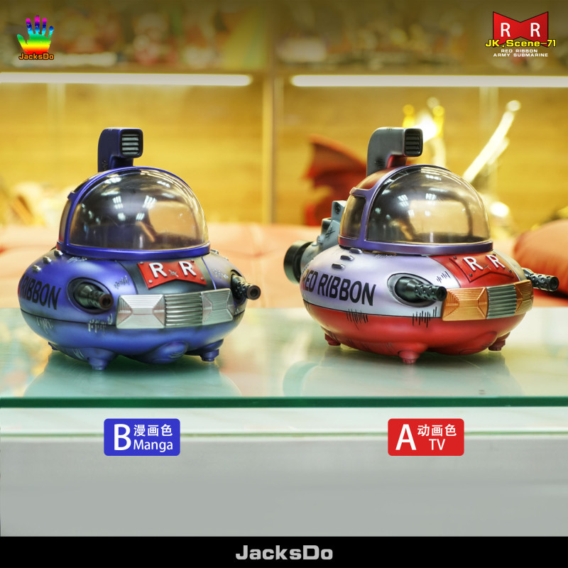 【In Stock】JacksDo Dragon Ball Z Red Ribbon Army Submarine Resin Statue