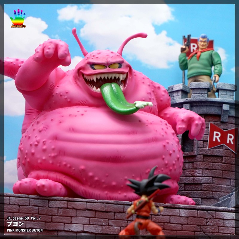 【In Stock】JacksDo Dragon Ball Z Red Ribbon Army Member Vol.7 Pink Monster Buyon Resin Statue